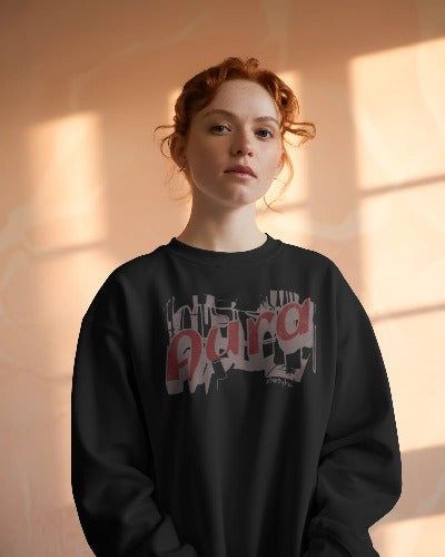 Aura Graffiti Sweatshirt – Unisex Streetwear Pullover | Urban Byte