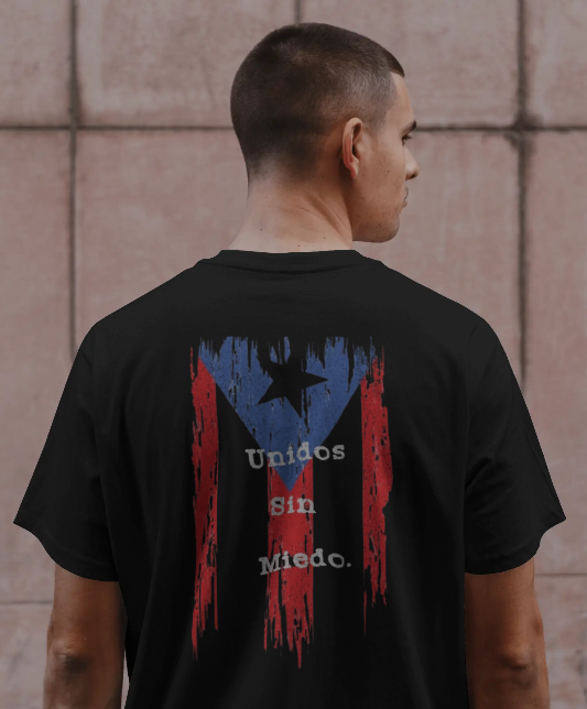 Unisex Unidos Sin Miedo – Puerto Rican Unity Tee