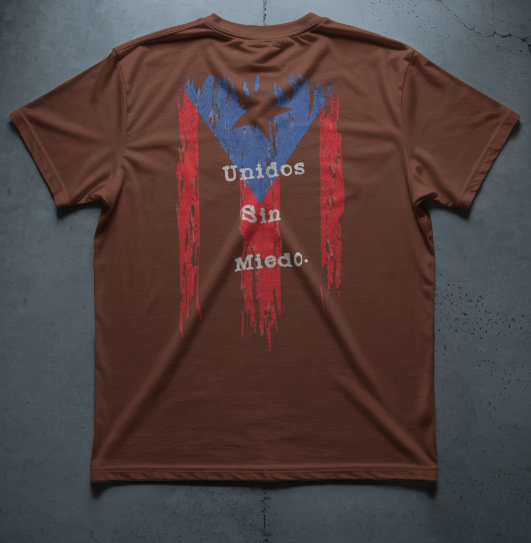 Unisex Unidos Sin Miedo – Puerto Rican Unity Tee