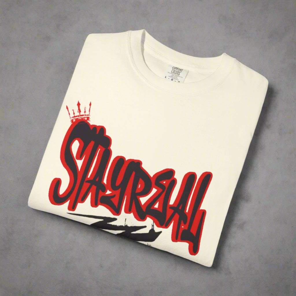 Stay Real Street Art T-Shirt – Comfortable Unisex Graphic Tee