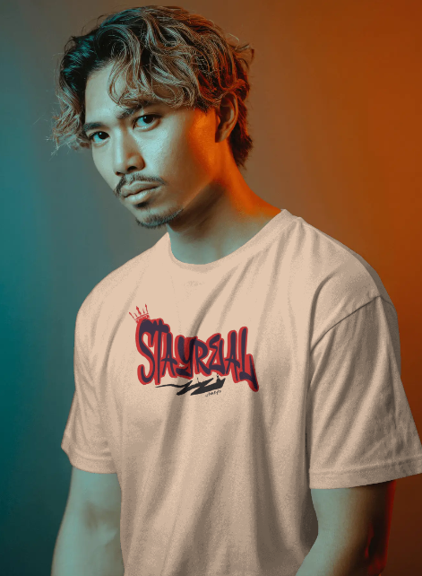 Stay Real Street Art T-Shirt – Comfortable Unisex Graphic Tee