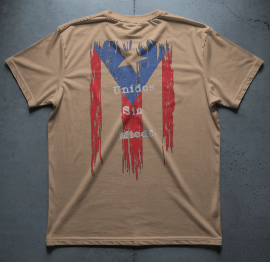 Unisex Unidos Sin Miedo – Puerto Rican Unity Tee